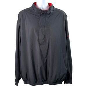 FootJoy Dryjoys Mens Quarter Zip Windbreaker Jacket Size XXL Golf Outdoors